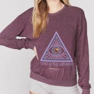 Spiritual Gangster Crewneck Sweater - Love is the Answer - Size M, NWT